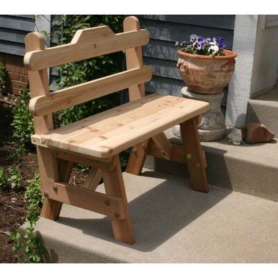 Cedar Stain, Outdoor Garden Bench, Cedar Garden, Wooden Garden Benches, Garden Benches, Red Cedar Wood, Rustic Bench, Bench Plans, Rustic Outdoor