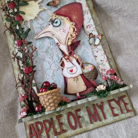 Then the Count became Red Riding Hood ❤️😂 @tim_holtz @sizzix @@simonsayschallenge #sssigchallenge #handmade #handmadewhitlove… | Instagram Tom Holtz, Steampunk Cards, Tim Holtz Tags, Tim Holtz Crafts, Tim Holtz Dies, Tim Holtz Stamps, Tim Holtz Cards, Halloween Cards Handmade, 3d Paper Art