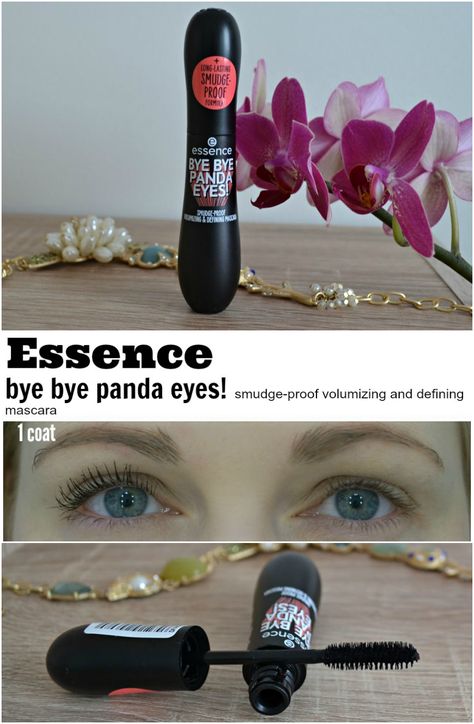 Essence Bye Bye Panda Eyes, Bye Bye Panda Eyes, Daytime Makeup, Mascara Review, Panda Eyes, Lip Color Makeup, Cut Crease Makeup, Essence Cosmetics, Best Mascara