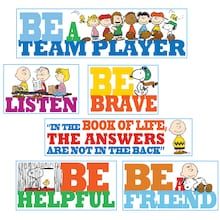 Eureka® Peanuts® Be The Best You Can Be Bulletin Board Set Be Bulletin Board, K12 School, Peanuts Quotes, Silly Quotes, Classroom Rug, Bulletin Board Sets, Bulletin Board Decor, Classroom Bulletin Boards, School Bulletin Boards