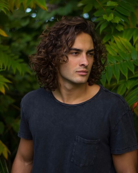 2023 Mens Haircuts Long, Wavy Long Hair Men Hairstyles, Male Shoulder Length Curly Hair, Men's Curly Hairstyles Long, Men’s Long Curly Hair, Men’s Long Curly Hair Styles, Men With Long Curly Hair, Medium Long Curly Hair Men, Transmasc Haircut