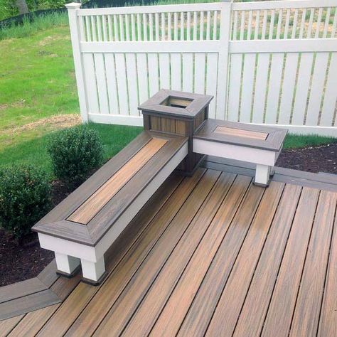 Top 60 Best Deck Bench Ideas - Built-In Outdoor Seating Designs Deck Bench Seating, Deck Bench, Outdoor Bench Seating, Deck Seating, Patio Deck Designs, Deck Designs Backyard, Relaxing Outdoors, Cool Deck, Decks Backyard