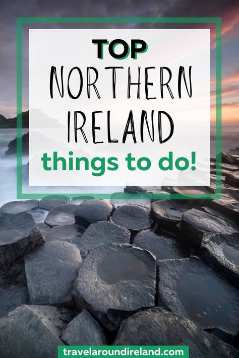 Has Northern Ireland always eluded you? If so, then prepare to change that with a visit to this corner of the Emerald Isle. Discover the top 10 things to do in Northern Ireland that are sure to make you want to visit it. From the iconic Giant’s Causeway to stunning castles, islands and waterfalls, and natural beauty around every corner, Northern Ireland has it all. #travelaroundireland | Northern Ireland | Top 10 things to do | Giants Causeway | Game of Thrones | Causeway Coastal Route Giant Causeway, Belfast Castle, Game Of Thrones Locations, Giants Causeway, Castles To Visit, Giant’s Causeway, Dark Hedges, Belfast City, Visit Ireland