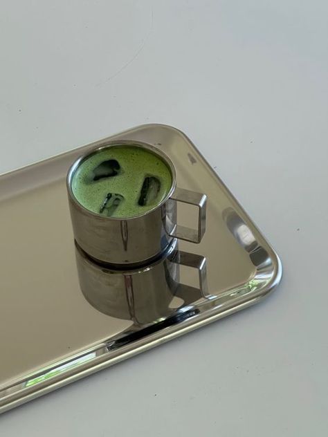 Uji Japan, Ice Matcha, Matcha Bars, Matcha Cafe, Ceremonial Grade Matcha, Matcha Drink, Iced Matcha, Metal Cups, The Ritual