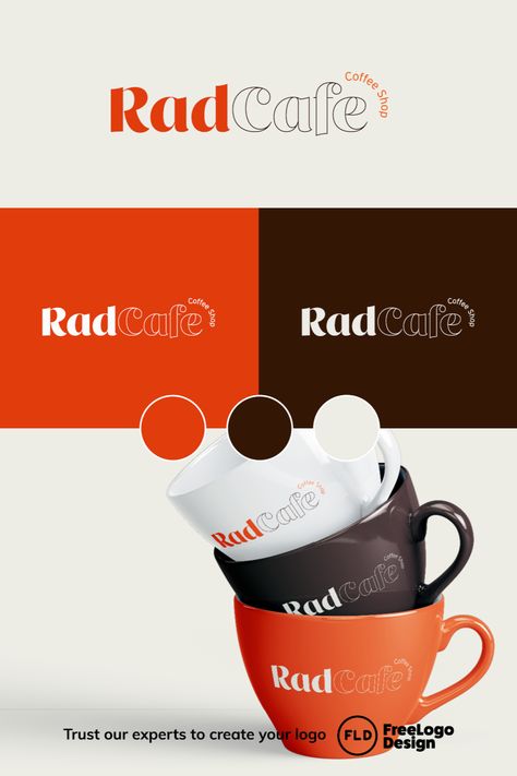 Inspiration for your coffee shop or restaurant logo using a warm color palette. Work with Free Logo Design team to get a custom logo for your coffee business or create one yourself using our easy-to-use logo maker. Cafe Branding Color Palette, Restaurant Logo Color Palette, Cafe Restaurant Logo, Coffee Shop Colour Palette, Restaurant Color Palette, Coffee Branding Color Palette, Cafe And Restaurant Logo Design, Cafe Color Palette, Coffee Palette