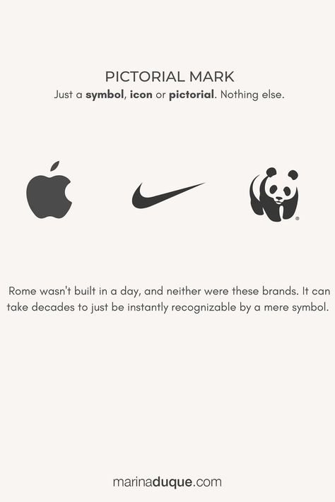 Types of Logo's Explained! What's a Pictoral Mark? Types Of Logos, Trademark Logo, Illustration Creative, Graphic Inspiration, Illustrator Illustration, Which One Are You, Typography Logo, Photoshop Illustrator, Check It Out