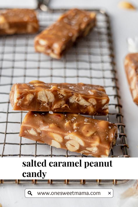 Circus Peanuts Candy Recipe, Peanut Candy Recipes, Peanut Caramel Clusters, Candied Peanuts Recipe, Interesting Desserts, Soft Caramels, Peanut Caramel, Christmas Candy Homemade, Peanut Brittle Recipe