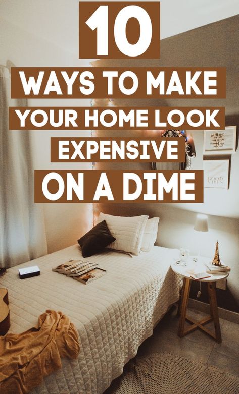 Decorating on a budget isn't always easy, but when you have some cheap home decor hacks and tips, things can become a lot simpler. #HomeDecorIdeas #HomeDecor #CuteHome Hacks And Tips, Decor Hacks, Home Decor Hacks, Look Expensive, Home Buying Tips, Home Upgrades, Elegant Home Decor, Contemporary Home Decor, Easy Home Decor