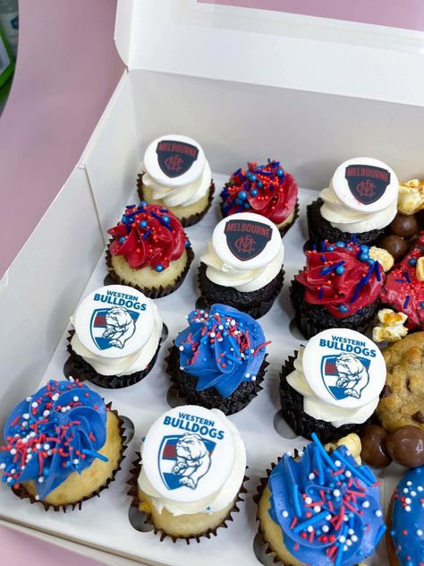 Afl Themed Party, Afl Party, Melbourne Travel, Visit Melbourne, Wet Felting Projects, Sports Birthday, Themed Cupcakes, Food Delivery, Pool Party