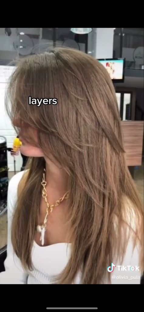 Hair With Lots Of Layers And Curtain Bangs, Girls Long Haircut Kids Curtain Bangs, Haircuts For 13 Year Girl, Haircuts For 12 Year Girl, Gwen Haircut, Haircut For Teenage Girl, Kids Curtain Bangs, Haircuts For Teenagers, Back To School Haircuts