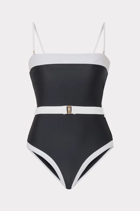 Black And White Two Piece Swimsuit, Black And White Swimsuit Bikinis, Black And White One Piece Swimsuit, Elegant Swimsuit Classy, Black And White Bathing Suits, Black And White Swimwear, Classy Swimwear, Black And White Two Piece, Luxury Swimsuits