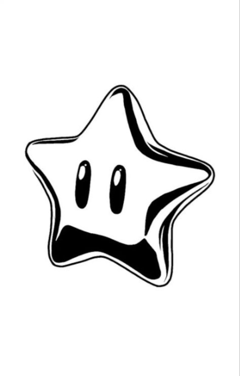 #minimalisttattoo #minimaltattoo #simpletattoo #linetattoo #tinytattoo #smalltattoo Art Graffiti Draw, Dark Tattoo Stencil, Simple Alt Tattoos, Mario Star Tattoo, Star Tattoo Meaning, Mario Tattoo, Mario Star, Optical Illusion Tattoo, Desain Buklet