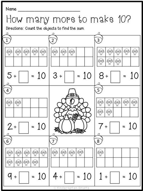 Thanksgiving Printables FREEBIE! Thanksgiving Homeschool, Thanksgiving Math Worksheets, Sight Word Book, November Math, Thanksgiving Kindergarten, Thanksgiving Worksheets, Thanksgiving School, Thanksgiving Classroom, Math Pages