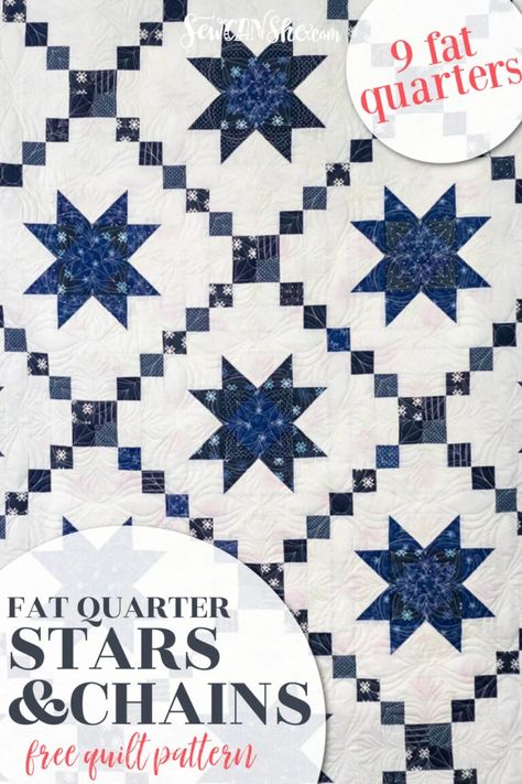 Irish Chain Quilt Pattern Free, Fat Quarter Quilt Pattern Free, Irish Quilt Patterns, Irish Chain Quilt Pattern, Irish Quilt, Blue Quilt Patterns, Fat Quarter Quilt Pattern, Irish Chain Quilt, Two Color Quilts