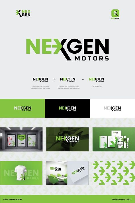 NEXGEN - Futuristic electric vehicle branding, concept/ designed by PREJI PV Automotive Branding Design, Electric Vehicle Logo Design, Logo Design Electric, Creative Logos Ideas, Explore Logo Design, Futuristic Brand Identity, Electrical Branding, Futuristic Logo Design, Future Logo Design