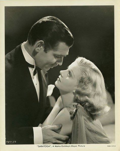 Clark Gable and Jean Harlow.  A George Vreeland Hill Pinterest post. Dangerously Yours 1937, Dangerously Yours, Jack Conway, Walter Pidgeon, Hattie Mcdaniel, Margaret Hamilton, Old Hollywood Movie, Hollywood Pictures, Comedy Film