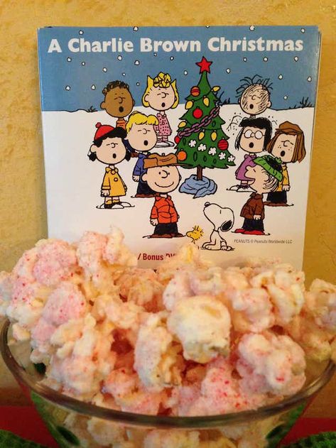 Charlie Brown Christmas Themed Dinner, Charlie Brown Food Ideas, Charlie Brown Christmas Snacks, Charlie Brown Christmas Party, Charlie Brown Christmas Movie, Movie Watching Party, Prek Christmas, News Journal, Peanuts Party