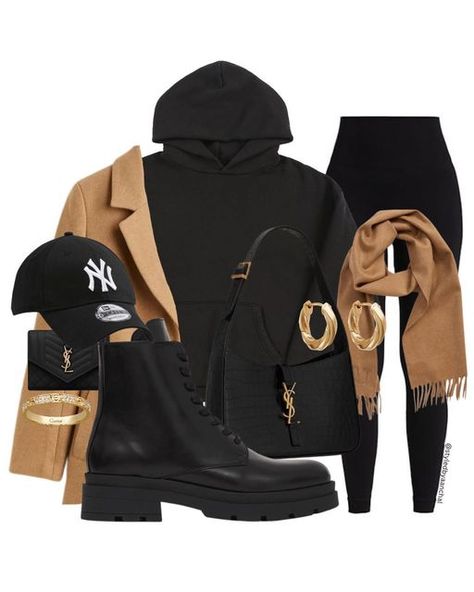 Black Slacks Outfit Winter, Winter Day Outfit, Black Slacks Outfit, Mode Ab 50, Stylish Winter Outfits, Winter Fashion Outfits Casual, Mode Casual, Casual Chic Outfit, Looks Chic