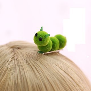 Elfis - Worm Hair Clip Green Caterpillar, Reasons To Smile, Caterpillar, Hair Clip, Free Size, Hair Clips, Green, Hair