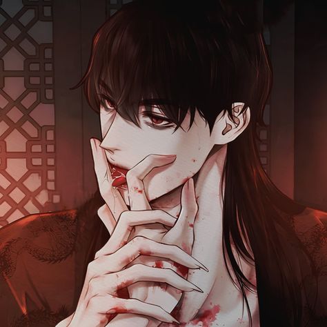 ⌞⌜ Icon || Jae-shin ⌝⌟ Ghost Nocturne, Jae Shin, Yandere Manga, Gothic Anime, The Ghost, Heaven's Official Blessing, Manhwa Manga, Cute Pictures, Anime Icons