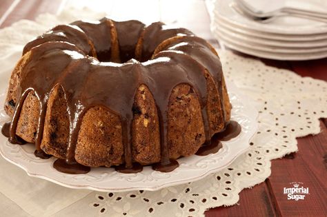 Caramel Apple Cake | Imperial Sugar Tunnel Of Fudge Bundt Cake, Fudge Bundt Cake, Chocolate Pistachio Cake, Tunnel Of Fudge Cake, Sweet Potato Pound Cake, Moist Apple Cake, Apple Crumb Cakes, Chocolate Pistachio, Caramel Apple Cake