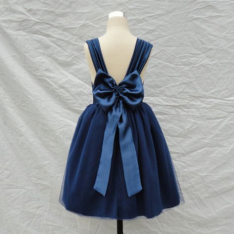 Flower girl dress tulle flower girl dress navy by HoneyGirlsFlora Navy Blue Dress For Kids, Navy Flower Girl Dress, Blue Flowergirl Dress, Navy Blue Flower Girl Dresses, Navy Blue Toddler Dress, Navy Blue Girls Dress, Flower Girl Dresses Country, Flower Girl Dresses Navy, Girls Navy Dress