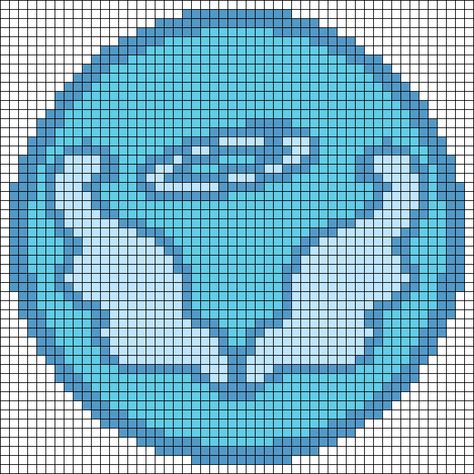 Bratz Cross Stitch, Bratz Alpha Pattern, Highlight Idea, Bratz Cloe, Perler Pattern, Crochet Graphs, Pixel Crochet, Pixel Art Grid, Crochet Tapestry