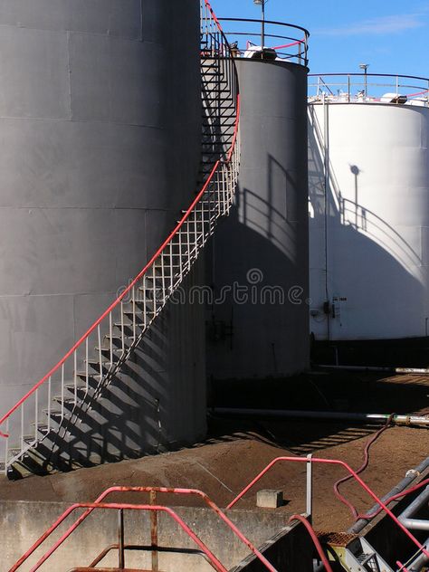 Gas and Oil Storage Depot. Some of the storage tanks at a fuel storage depot , #AD, #Storage, #Depot, #Gas, #Oil, #fuel #ad Gas Holder Architecture, Gas Station Store, Oil And Gas Industry Wallpaper, Oil Gas Industry, Shell Gas Station, Storage Tanks, Amazing Places On Earth, Oil Storage, Corporate Photography