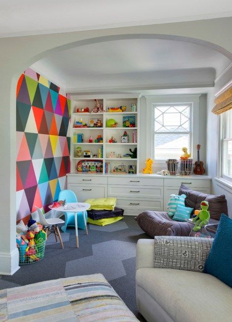 How to Create the Ultimate Playroom | Twin Pickle Ultimate Playroom, Diy Playroom, Colorful Playroom, Basement Playroom, Playroom Design, Toy Rooms, Playroom Decor, Kids Playroom, Kid Spaces