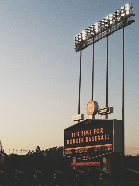 Baseball Aesthetic Pictures, Baseball Astethic Wallpaper, Dodgers Game Aesthetic, Baseball Stadium Aesthetic, Dodger Stadium Wallpaper, La Dodgers Aesthetic, Dodger Game Aesthetic, Dodger Stadium Aesthetic, Dodgers Aesthetic Wallpaper