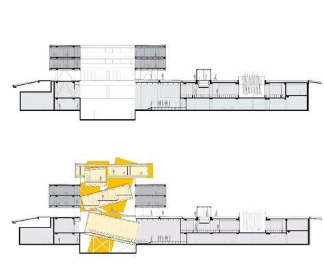 Fashion Center Architecture, Trapezoid Architecture, Cohousing Architecture Projects, Section Architecture, Architect Career, Shape Architecture, Architect Fashion, Architect Sketchbook, Section Design