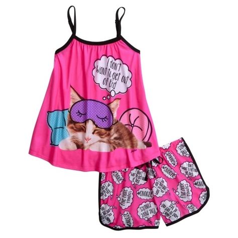 Justice Pjs, A Line Skirt Outfits, Justice Pajamas, Outing Outfit, Girls Pjs, Justice Clothing, Shop Justice, Cute Sleepwear, Girls Sleepwear