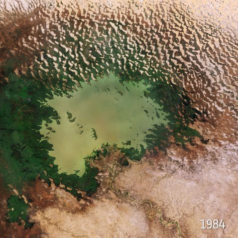 Space in Images - 2019 - 03 - Lake Chad’s shrinking waters Chad Image, Lake Chad, Sustainable Management, Ocean Science, Biology Art, World Water Day, Water Day, World Water, Water Resources