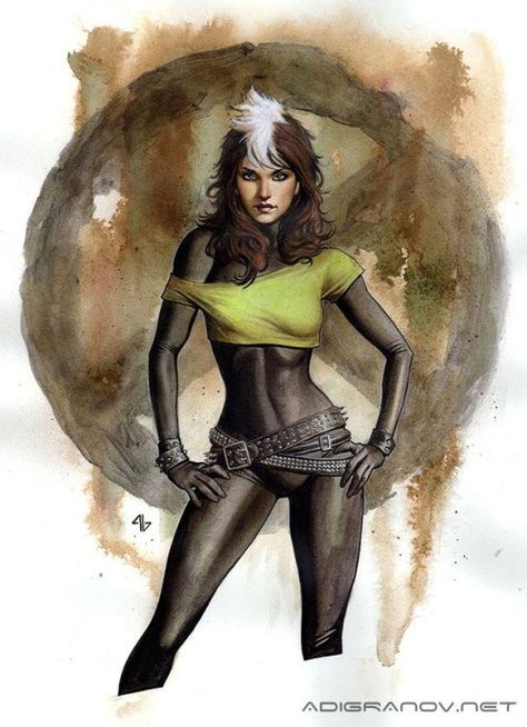 Adi Granov, Rogue Xmen, Marvel Rogue, Rogue Gambit, Cats Artists, Marvel Comic Character, Uncanny X-men, X Man, Marvel X