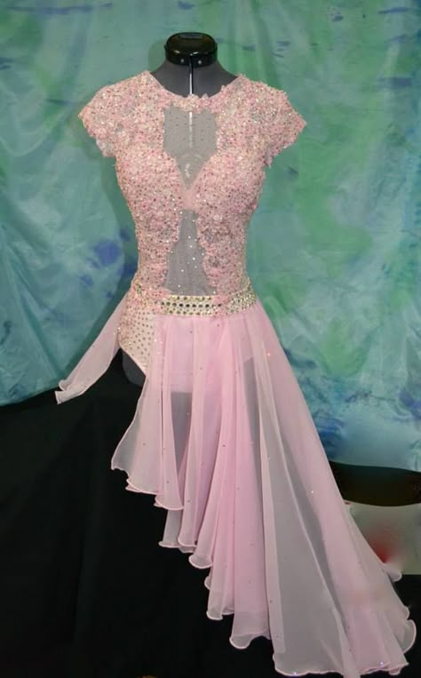 Oogway Ascends, Pink Dance Costumes, Color Guard Costumes, Contemporary Dance Outfits, Lyrical Dance Costumes, Cute Dance Costumes, Pretty Dance Costumes, Dance Costumes Dresses, Paige Hyland