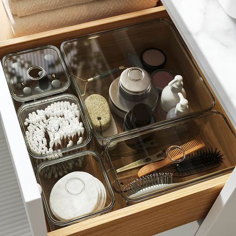 Bathroom Drawer Organization, Ikea Food, Bathroom Drawers, Kids Flooring, Ikea Home, Bathroom Outdoor, Home Organisation, Organize Drawers, Drawer Organizers