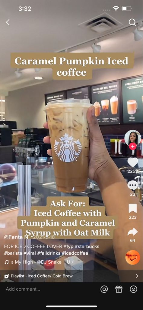 November Starbucks Drinks, Pumpkin Cold Brew Starbucks Order, Fall Iced Coffee Starbucks, Pumpkin Spice Iced Coffee Starbucks, Starbucks Recipes Fall, Starbucks Fall Drinks Iced, Starbucks Pumpkin Drinks, Starbies Drinks, Starbucks Fall Drinks