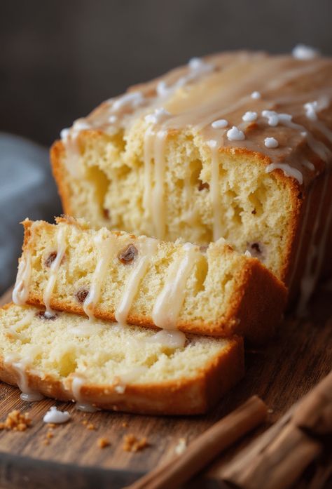 Christmas Glazed Eggnog Bread Recipe  Ingredients  - 2 cups all-purpose flour - 1 teaspoon baking powder - 1/2 teaspoon baking soda - 1/4 teaspoon salt - 1 teaspoon ground nutmeg - 1 teaspoon ground cinnamon - 1/2 cup unsalted butter, softened - 1 cup granulated sugar - 2 large eggs - 1 cup eggnog - 1 teaspoon vanilla extract - 1/2 cup powdered sugar (for glaze) - 2 tablespoons eggnog (for glaze)  Full Cooking Instructions on... Eggnog Quick Bread, Eggnog Banana Bread, Eggnog Loaf Recipe, Egg Nog Loaf Cake, Egg Nog Bread Recipe Easy, Christmas Eggnog Bread, Eggnog Loaf, Almond Milk Egg Nog, Eggnog Bread Recipe