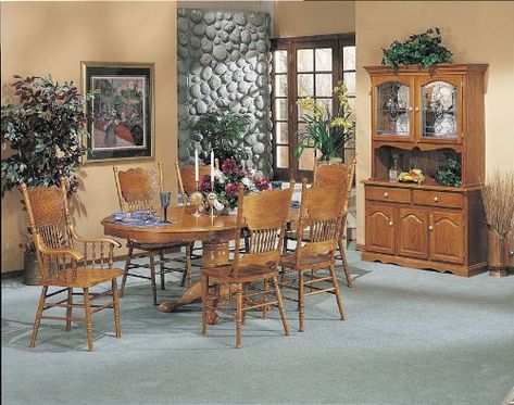 ACME 02186A-SET Nostalgia 7-Piece Dining Set, Table/4 Side Chairs/2 Arm Chairs, Oak Finish Counter Height Table Sets, Casual Dining Table, Bistro Table Set, Traditional Dining Tables, Corner Furniture, Barnwood Furniture, Pub Table Sets, Dinette Sets, 7 Piece Dining Set