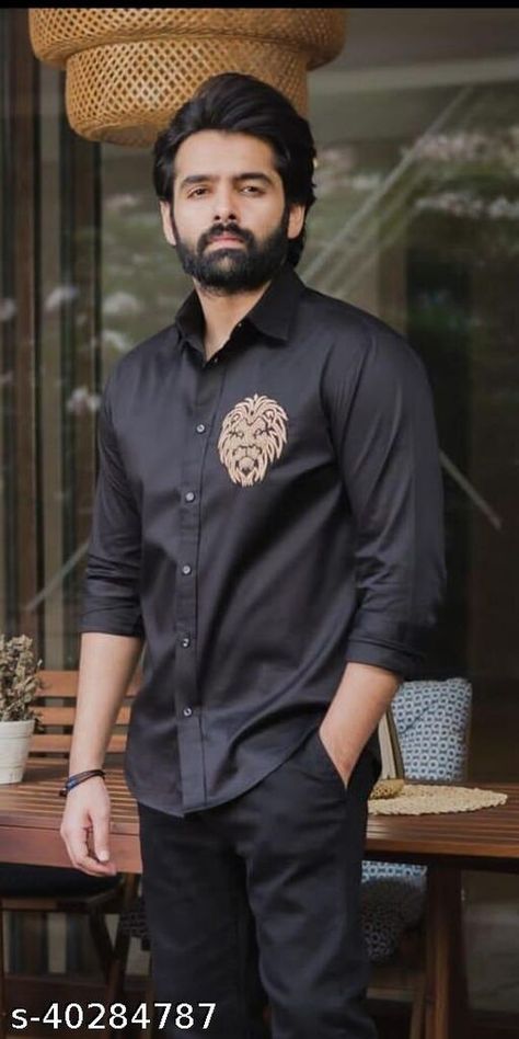 Mens Shirt Embroidery Designs, Embroidery Shirt Men, India Fashion Men, Ram Pothineni, Gents Shirts, Aari Work Designs, Gents Kurta Design, Gents Kurta, Man Dressing Style