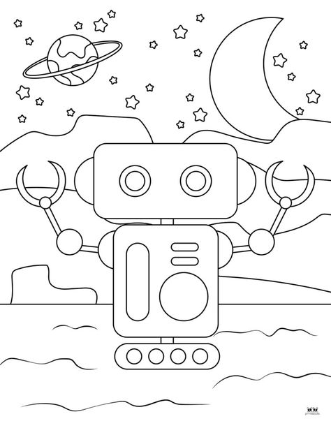 Choose from 26 different robot coloring pages perfect for hours of coloring fun for your robot-loving little ones. 100% FREE. Print from home! Robot Coloring Pages Free Printable, Robot Coloring Pages, Robot Coloring, Computer Lab, Free Print, Coloring Sheets, Adult Coloring, From Home, Free Printables