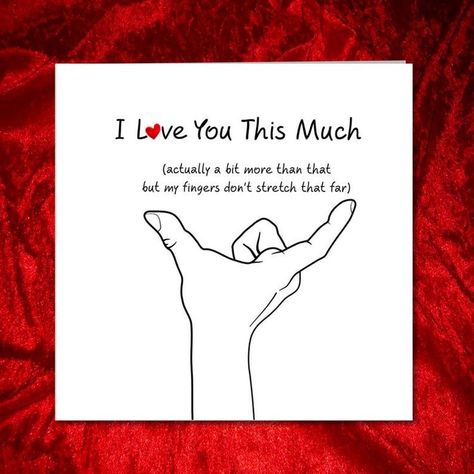 Love You This Much, Best Friend Cards, Birthday Cards For Boyfriend, Cards For Boyfriend, Miss You Cards, Birthday Cards For Friends, Valentines Card, Birthday Cards Diy, Boyfriend Birthday