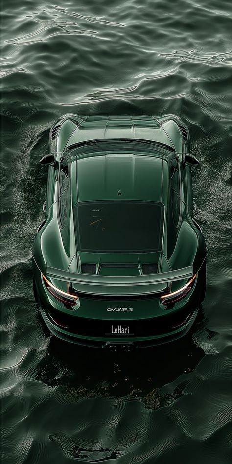 Porsche Aesthetic, Green Sea, Conceptual Art, Olive Green, Porsche, Marble, Cars, Sports, The World