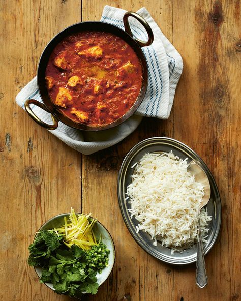 Photography by Sam A Harris; Food Styling by Rosie MackeanForget low and slow—this quick and saucy curry made with boneless breasts, ginger, and fresh tomatoes is on the table in under an hour. The post <strong>This Chicken Balti Tastes Even Better Than Takeout</strong> appeared first on Saveur. Fried Rice Aesthetic, Egg Fried Rice Recipe Easy, Balti Recipe, Rice Aesthetic, Fried Rice Egg, Chicken Balti, Easy Egg Fried Rice, Rice Recipe Easy, Saveur Recipes