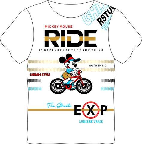 #mickey #mouse #ride #tshirt #trend #kids #wear #fashion Mickey Mouse Tshirt, Design Collection, Boys T Shirts, Kids Wear, Urban Fashion, All Design, Boy Outfits, 3 D, Kids Outfits