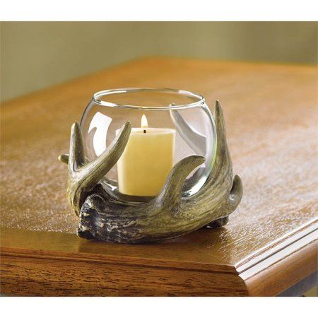 Free Shipping. Buy Zingz and Thingz Antler Candle Holder in Rustic at Walmart.com Deer Antler Candle Holder, Antler Candle Holder, Antler Wreath, Rustic Wedding Centerpieces, Cabin Style, Votive Holder, Wreath Forms, Exterior Decor, Votive Candle Holders