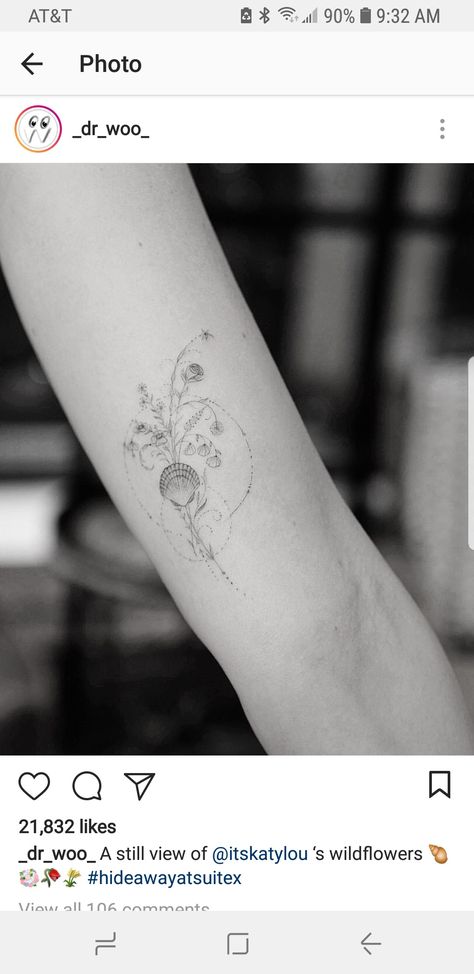 Woo Tattoo, Dr Woo Tattoo, Dr Woo, Line Tattoo, Line Tattoos, Tattoo Artist, Geometric Tattoo, Tattoo Artists, Flower Tattoo