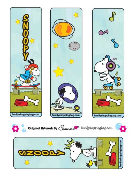 Free Printable Bookmarks | Lil Shannie.com - Page 5 Snoopy Bookmark, Snoopy Printable, Color Bookmarks, Snoopy Coloring Pages, Snoopy Classroom, Purple Bookmark, Library Bookmarks, Peanuts Party, Free Printable Bookmarks