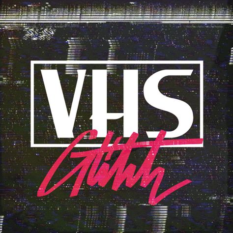 VHS Glitch Logos. by VHS Glitch, via Behance Vhs Glitch, 80s Logo, Logos Retro, Retro Wave, Vaporwave Art, 80s Design, New Retro Wave, Vaporwave Aesthetic, Sports Graphic Design