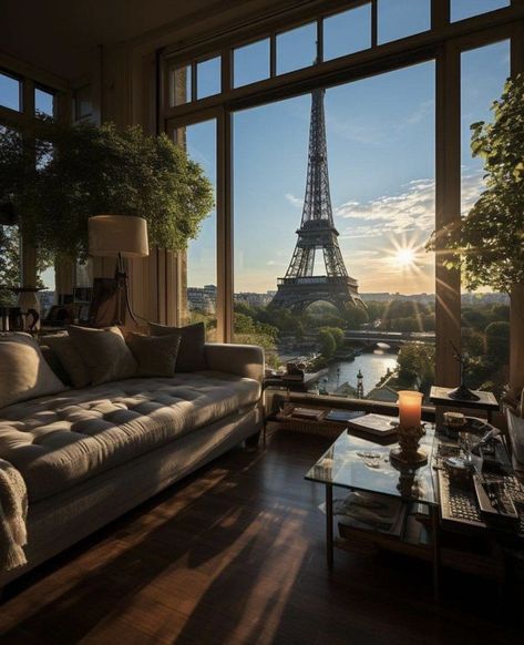 Room With A View, Dream Apartment Decor, Apartment In Paris, Living In Paris, Paris Apartments, Beautiful Apartments, Dream Apartment, Luxury Homes Dream Houses, Dream House Interior